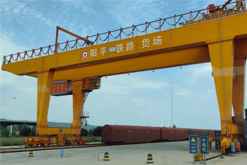 Ruihang Group bezoekt het servicegebied van de haven van Baoji en de uitgebre...