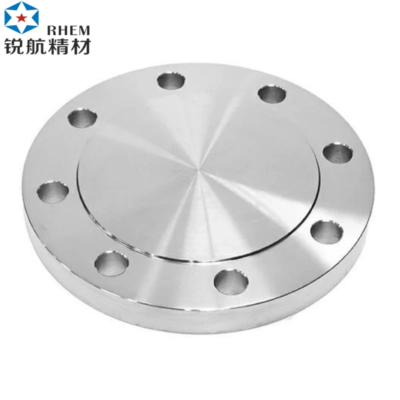 Titanium blinde flens